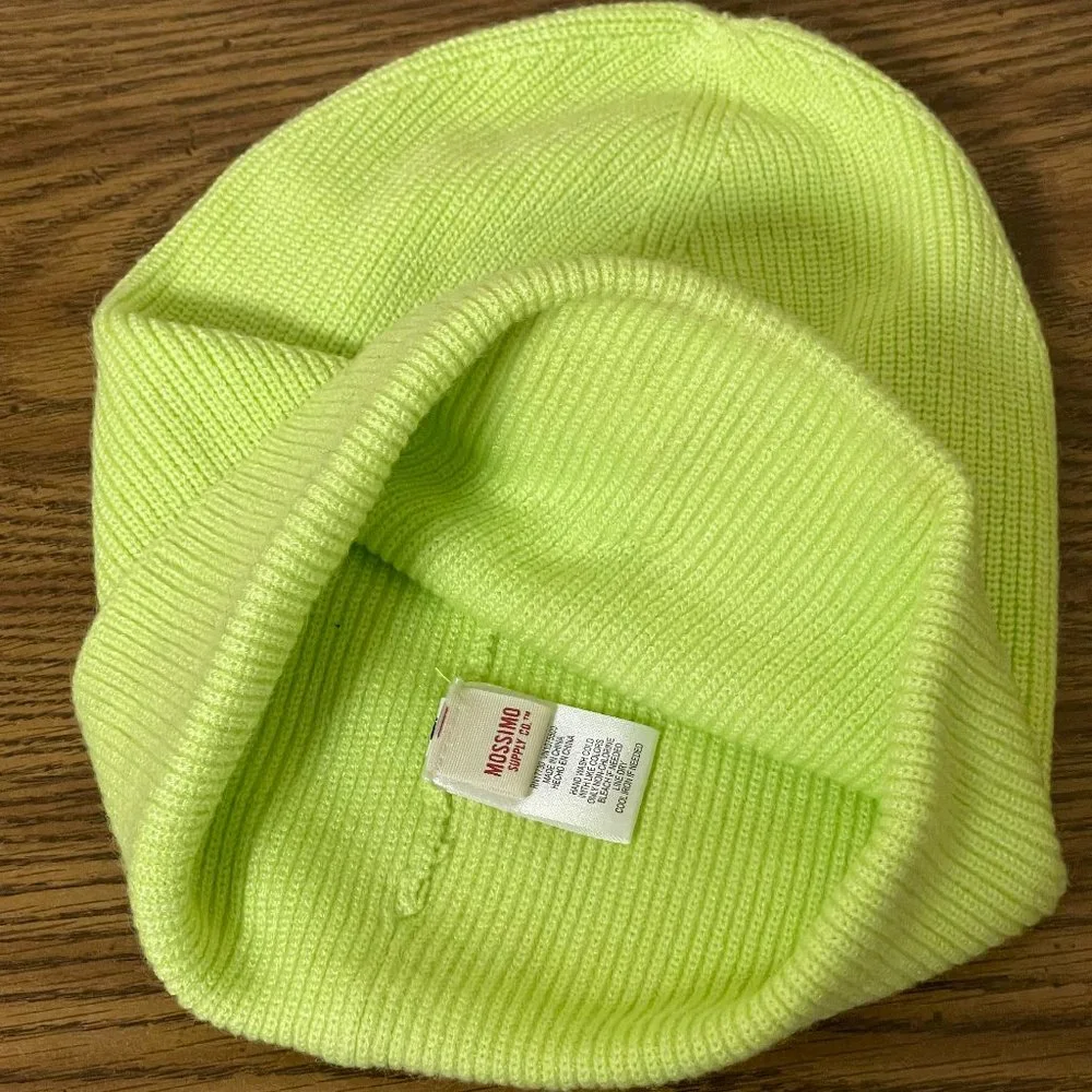Mossimo Lime-Green Zing Beanie